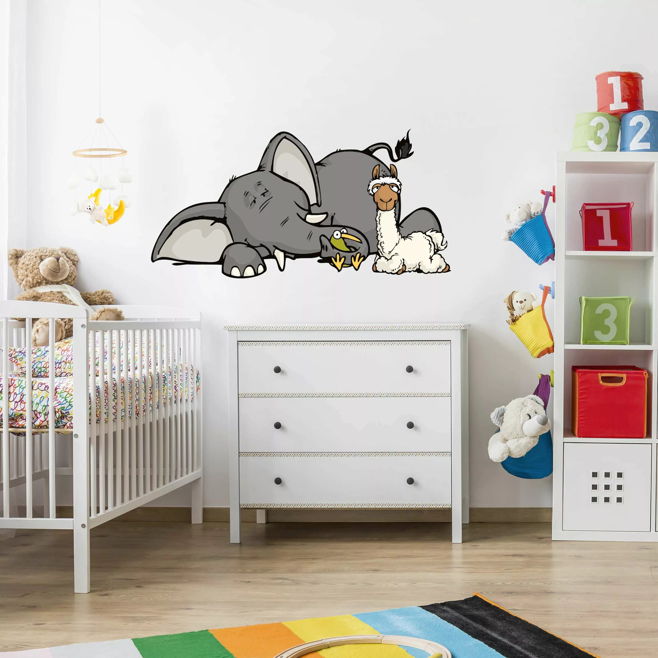 Wandtattoo Kinderzimmer NICI - Wild Friends Schlafenszeit günstig online kaufen