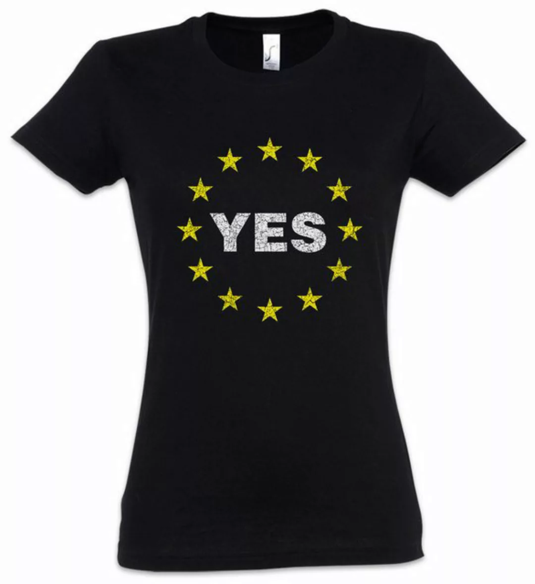 Urban Backwoods Print-Shirt European Yes Damen T-Shirt Europa Europe Brexit günstig online kaufen