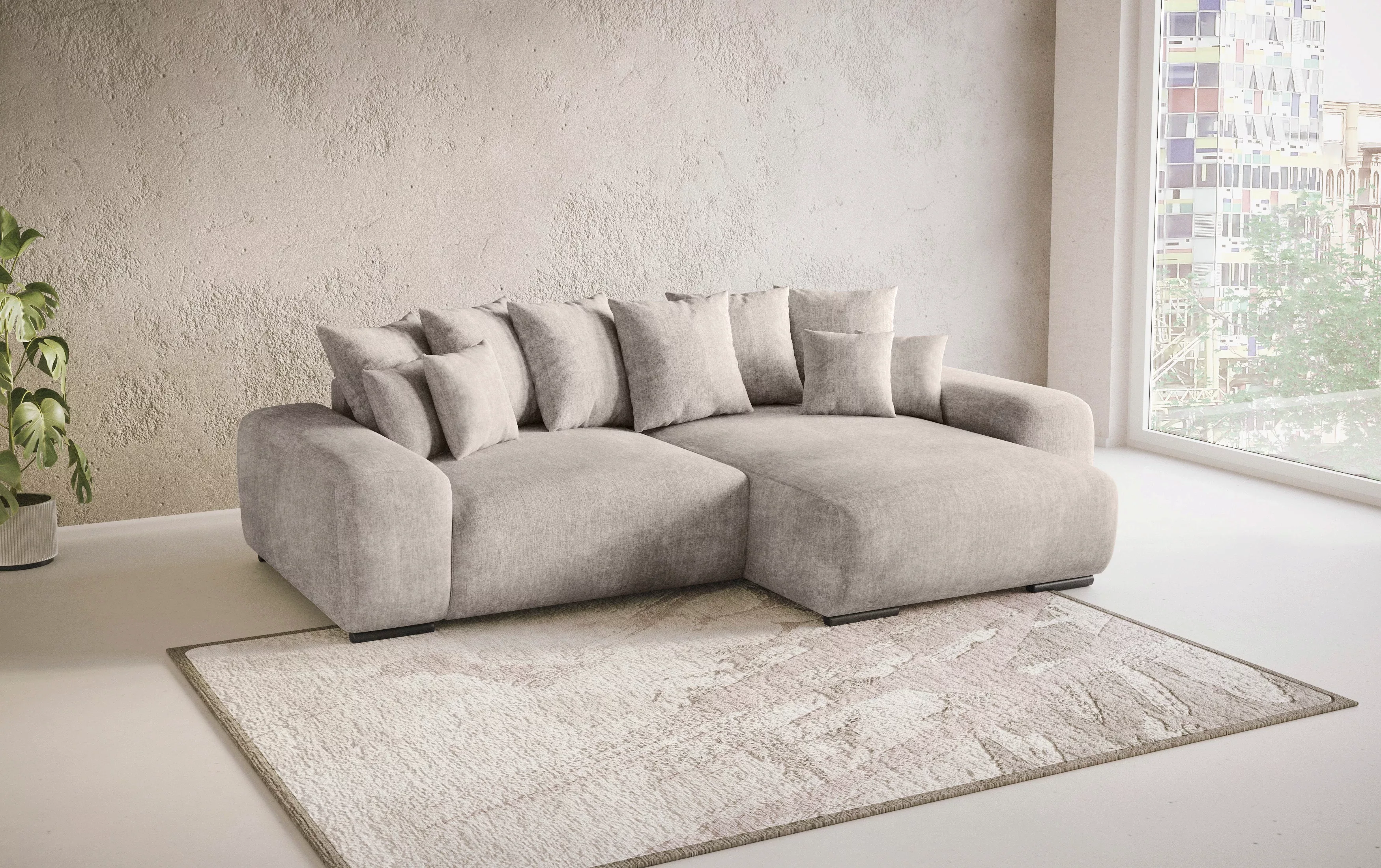 Home affaire Ecksofa "Sundance II, L-Form", mit DuraSpring-Taschenfederkern günstig online kaufen