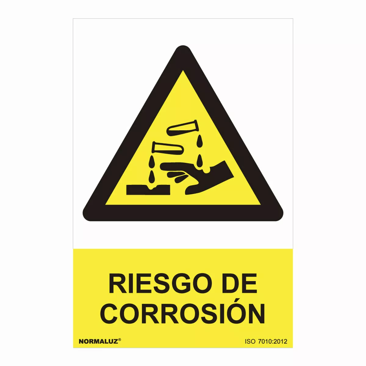 Schild Normaluz Riesgo De Corrosión Pvc (30 X 40 Cm) günstig online kaufen
