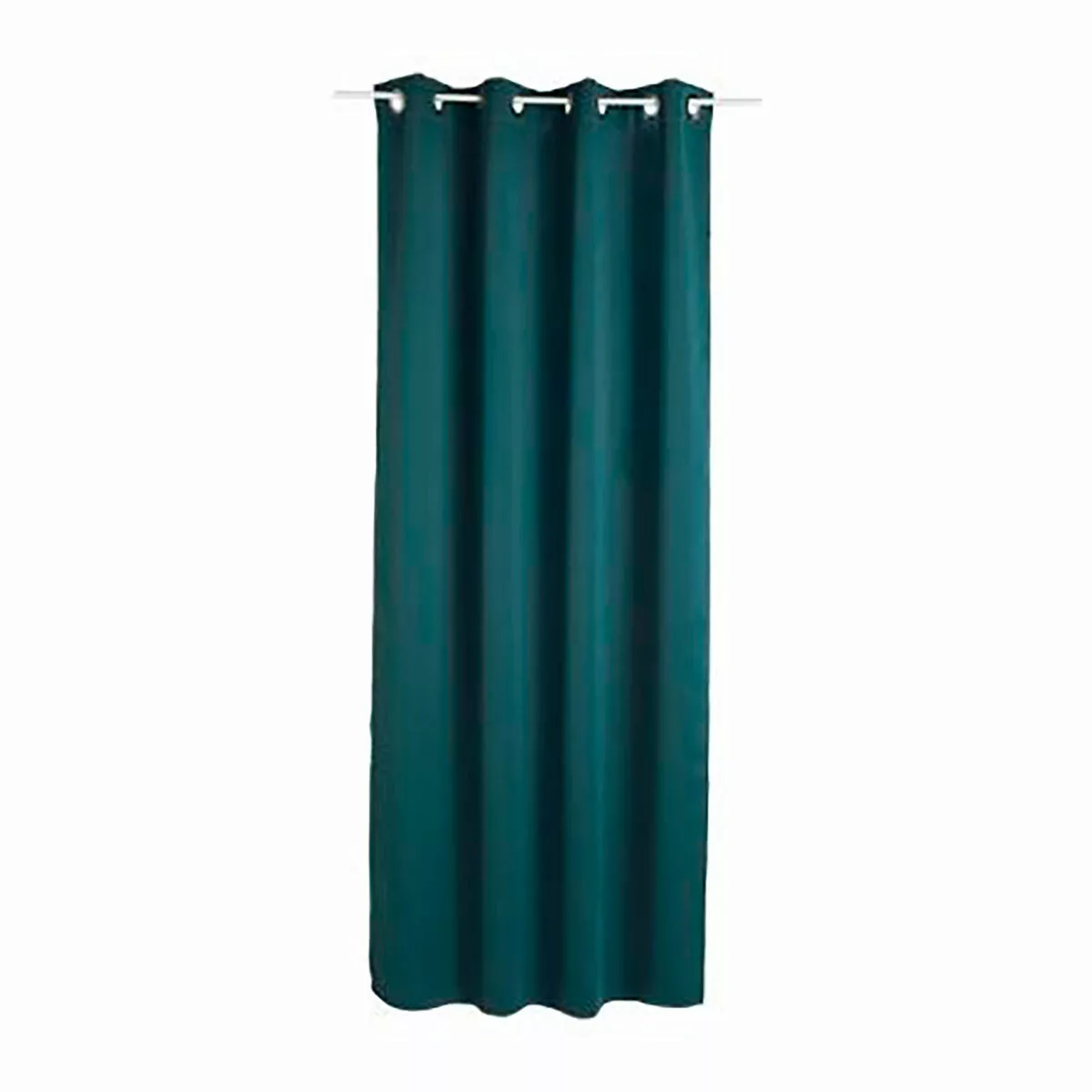 Vorhänge Atmosphera Undurchsichtig Polyester Grün 2 Stück (135 X 240 Cm) günstig online kaufen