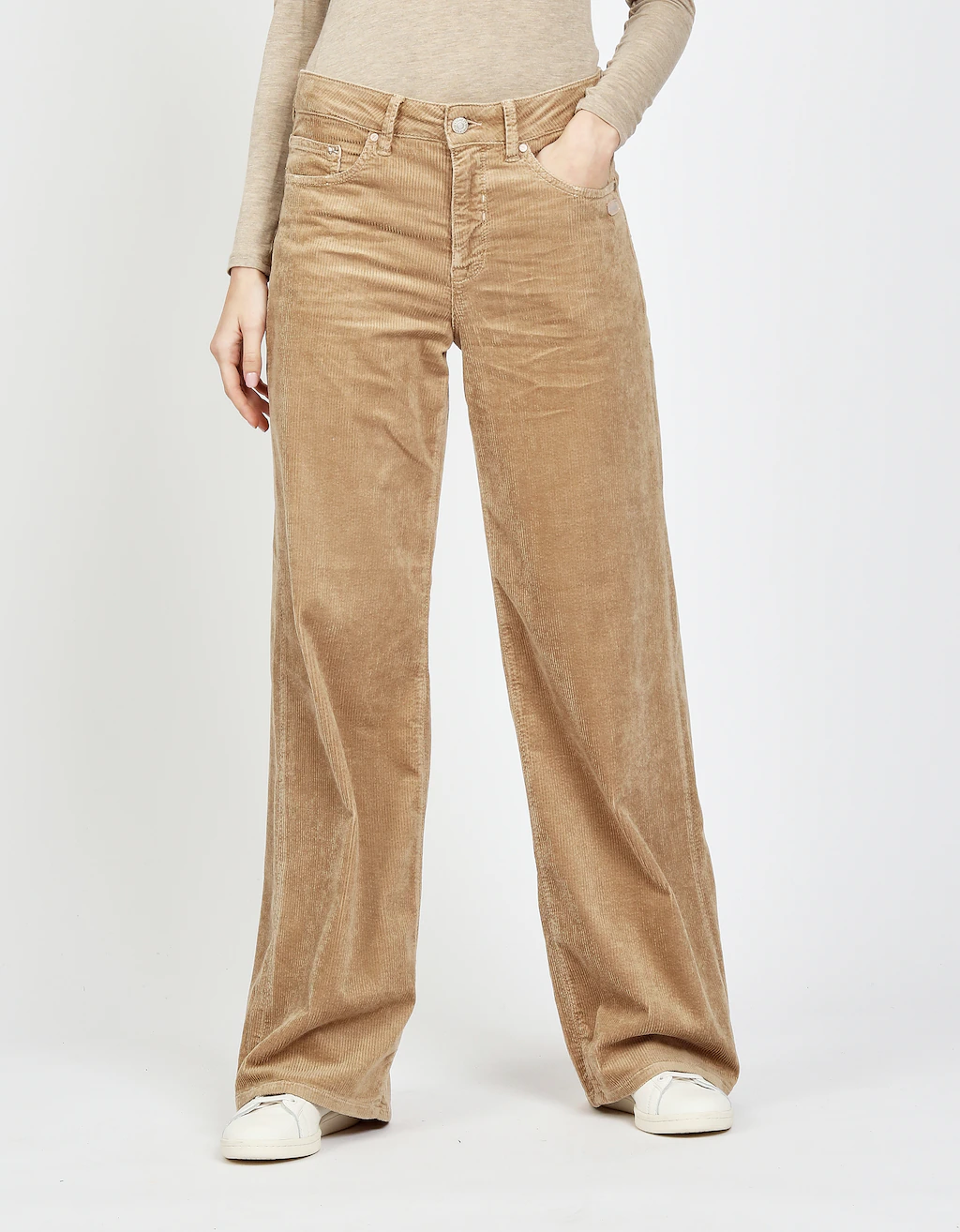 GANG Cordhose "94CARLOTTA LONG", im Wide Fit mit geradem Beinverlauf günstig online kaufen