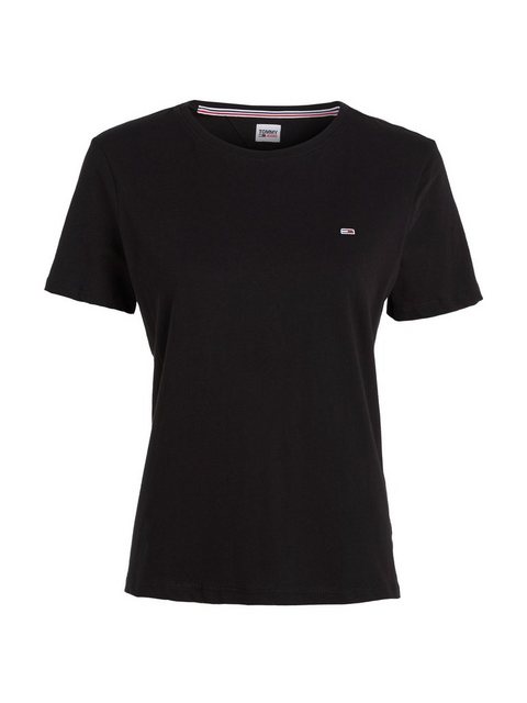 Tommy Jeans Rundhalsshirt TJW SOFT JERSEY TEE mit Tommy Jeans Logo-Flag auf günstig online kaufen