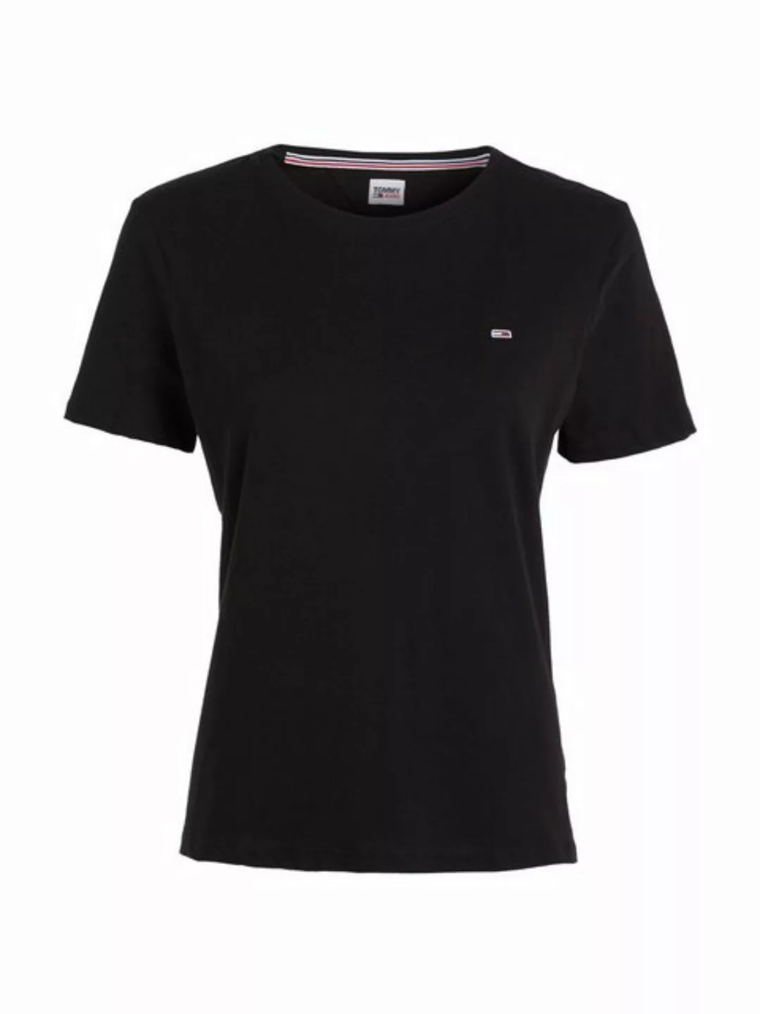 Tommy Jeans Rundhalsshirt TJW SOFT JERSEY TEE mit Tommy Jeans Logo-Flag auf günstig online kaufen