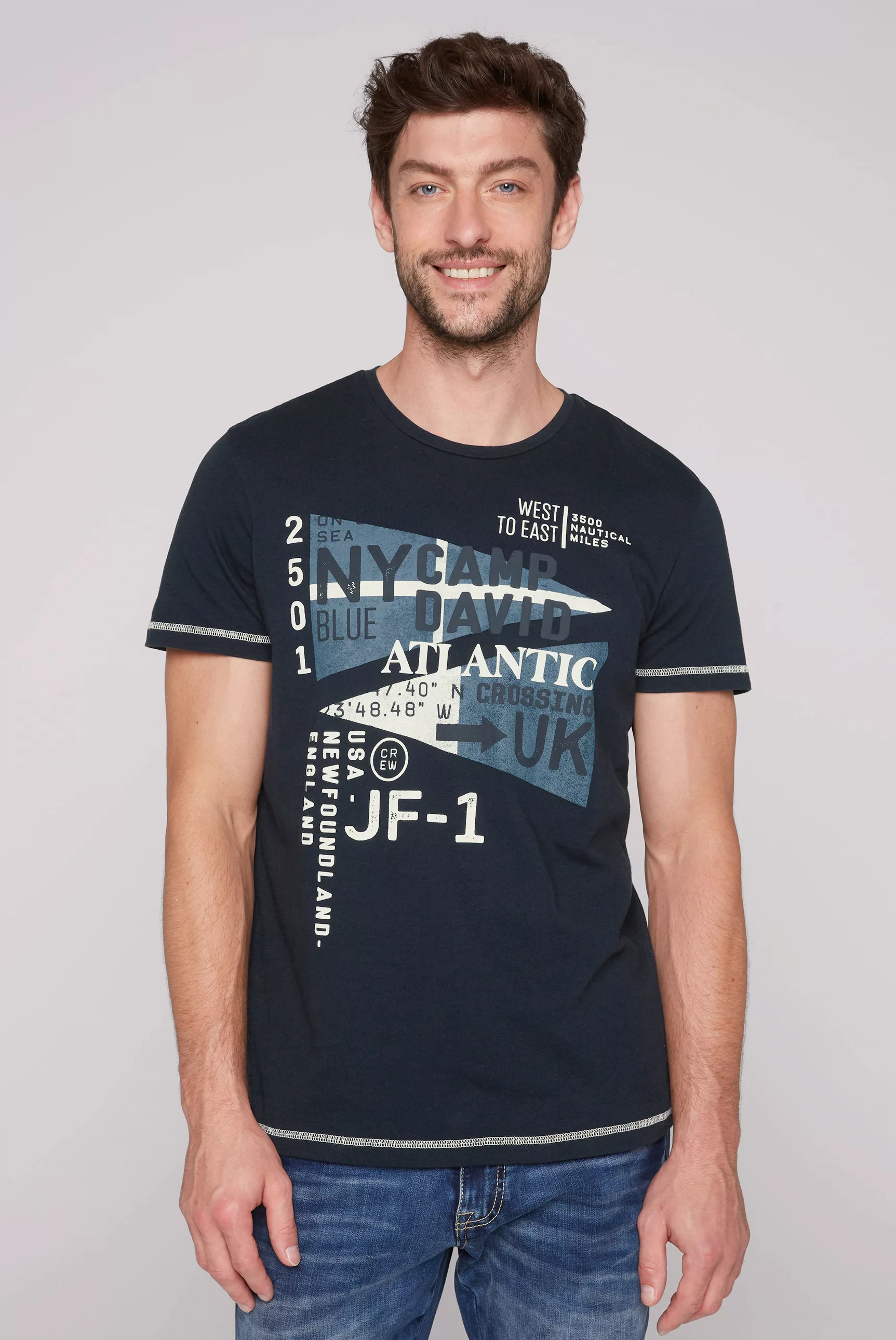 CAMP DAVID T-Shirt (1-tlg) günstig online kaufen