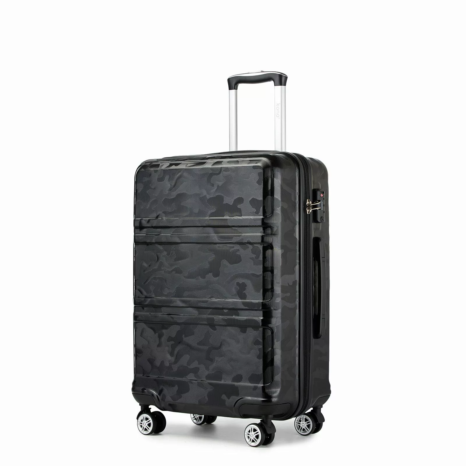 KONO Hartschalen-Trolley mit TSA-Schloss - Reisekoffer günstig online kaufen