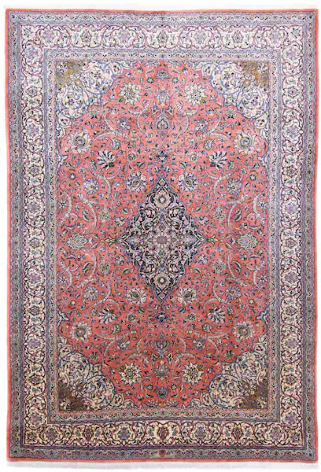 morgenland Wollteppich »Sarough Medaillon Rosso chiaro 321 x 215 cm«, recht günstig online kaufen