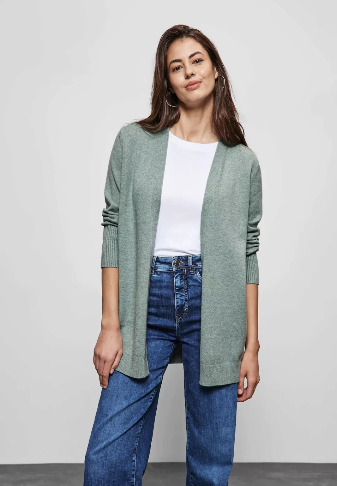 STREET ONE Cardigan, verschlusslos günstig online kaufen