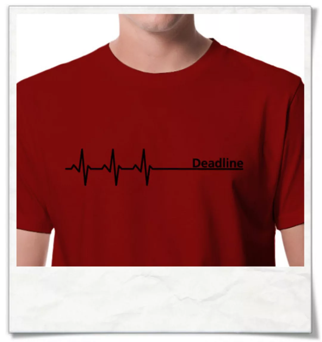 Deadline ;) T-shirt In Rot günstig online kaufen