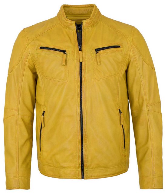 Jilani Lederjacke Brisbane Jilani - Herren Echtleder Lederjacke Lammnappa g günstig online kaufen