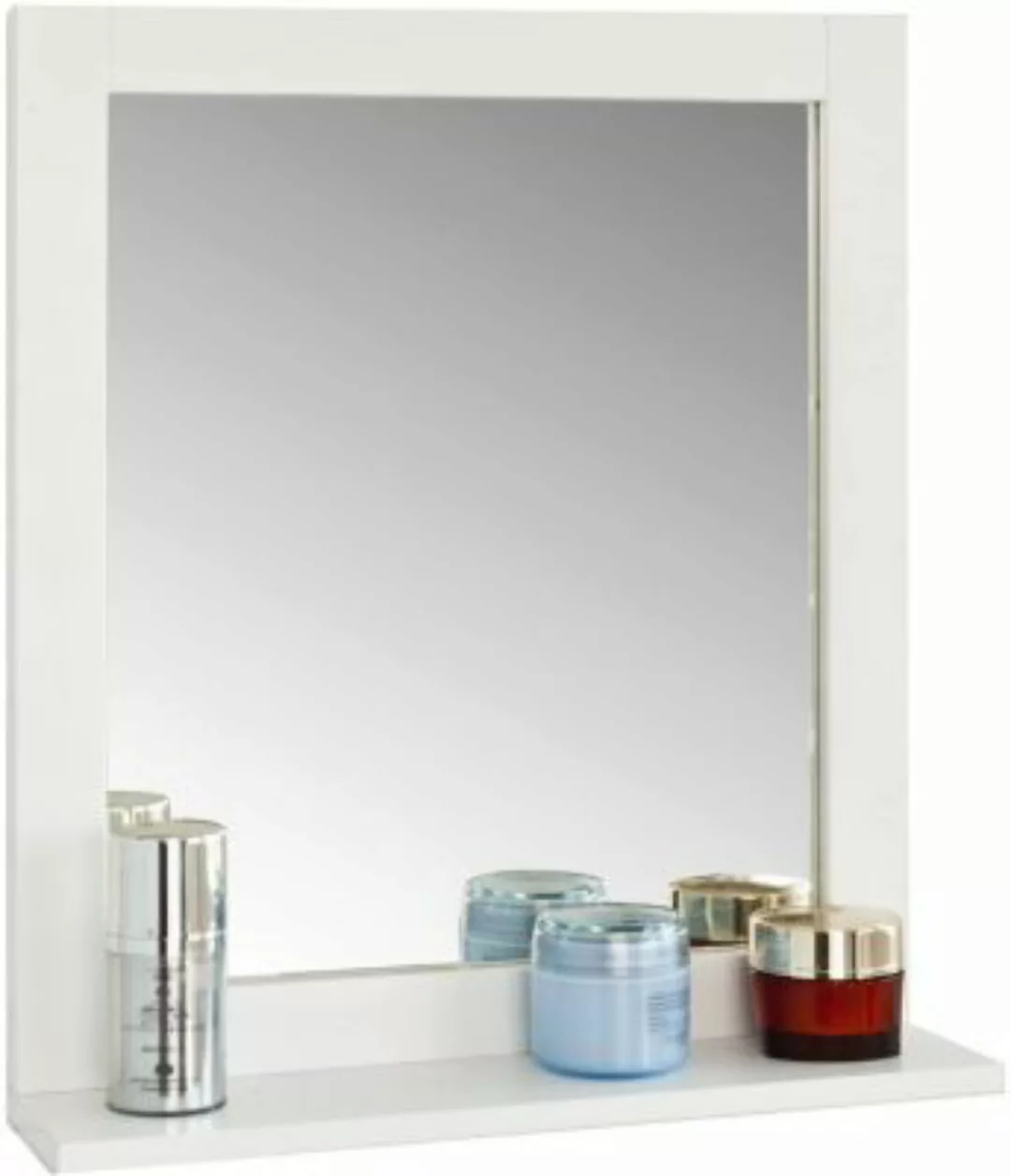 SoBuy® Spiegel Wandspiegel Badspiegel mit Ablage weiß günstig online kaufen