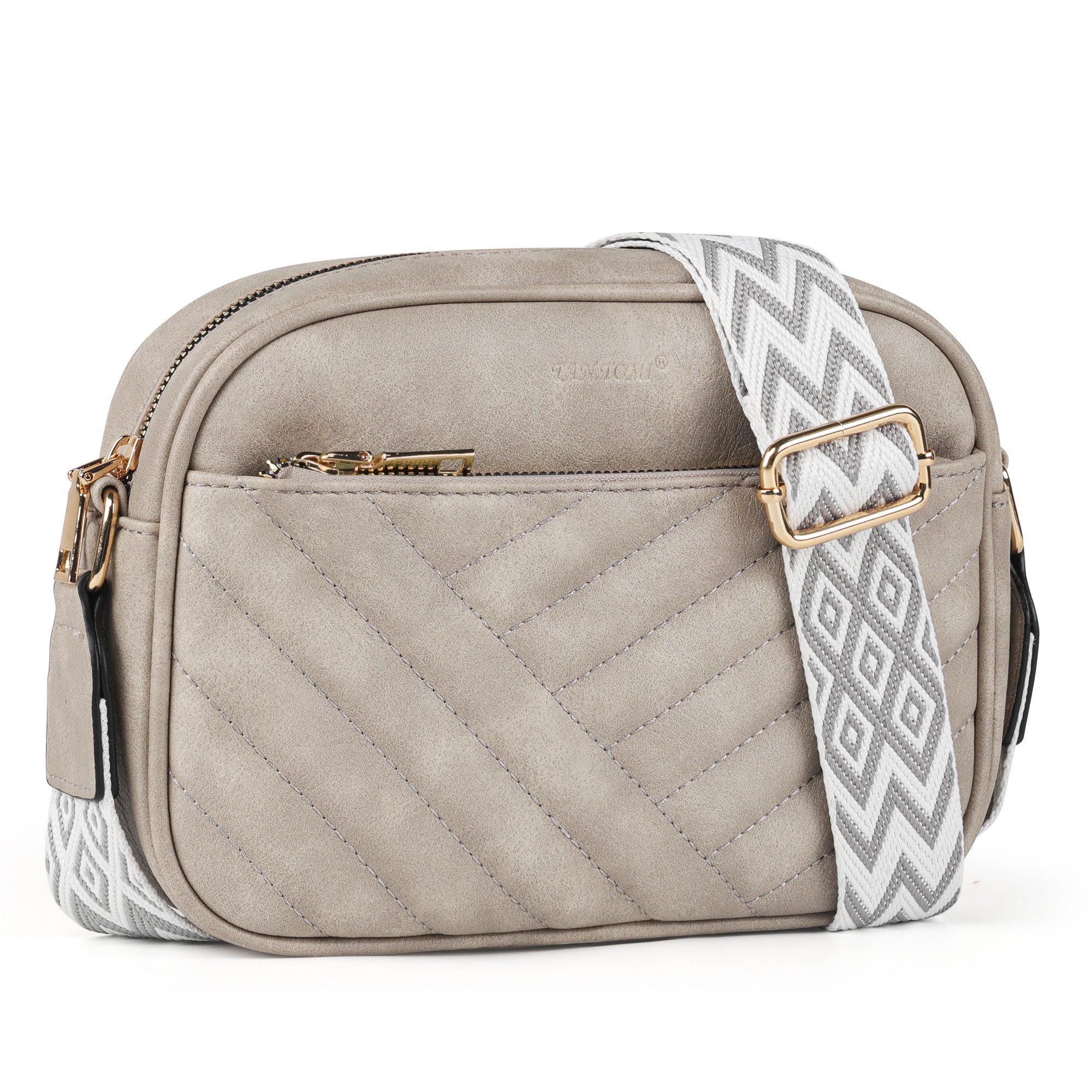 TAN.TOMI Umhängetasche Damen Handy Schultertasche Gestepptes günstig online kaufen