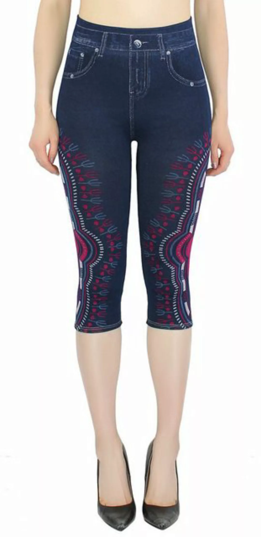 dy_mode Caprileggings Capri Jeggings Damen High Waist Leggings 3/4 Sommerle günstig online kaufen