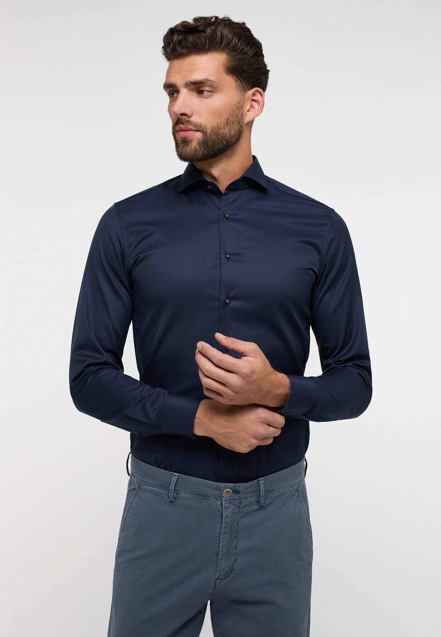 Eterna Langarmhemd "SLIM FIT", NON IRON (bügelfrei) günstig online kaufen