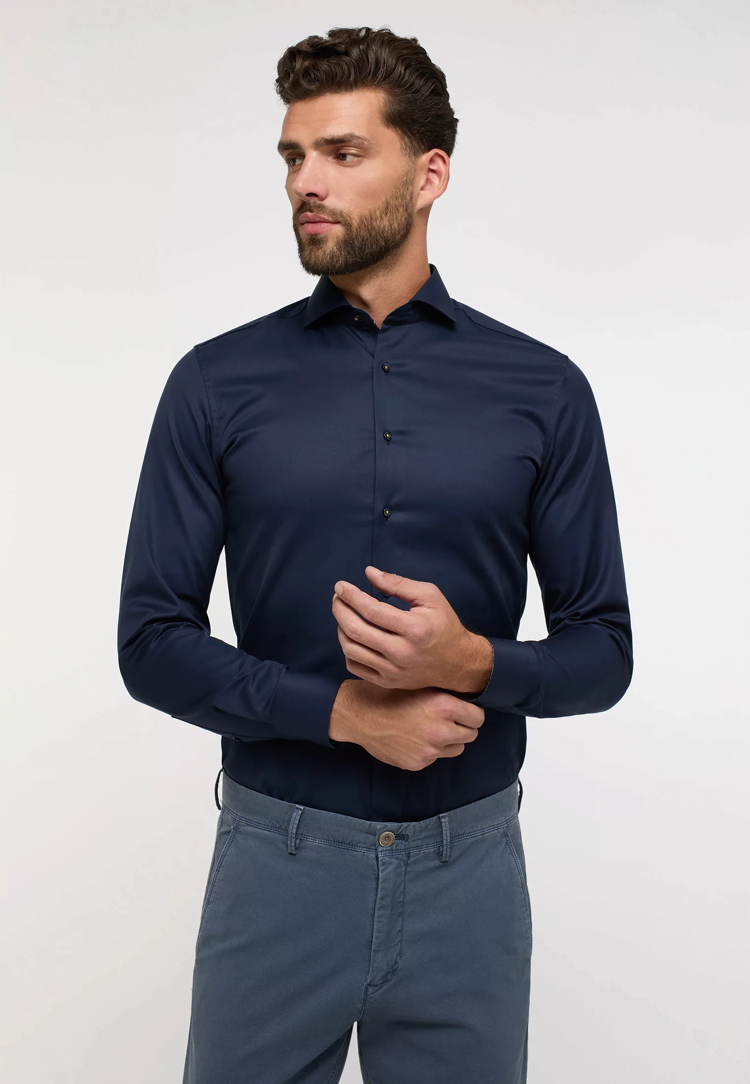 Eterna Langarmhemd "SLIM FIT", NON IRON (bügelfrei) günstig online kaufen