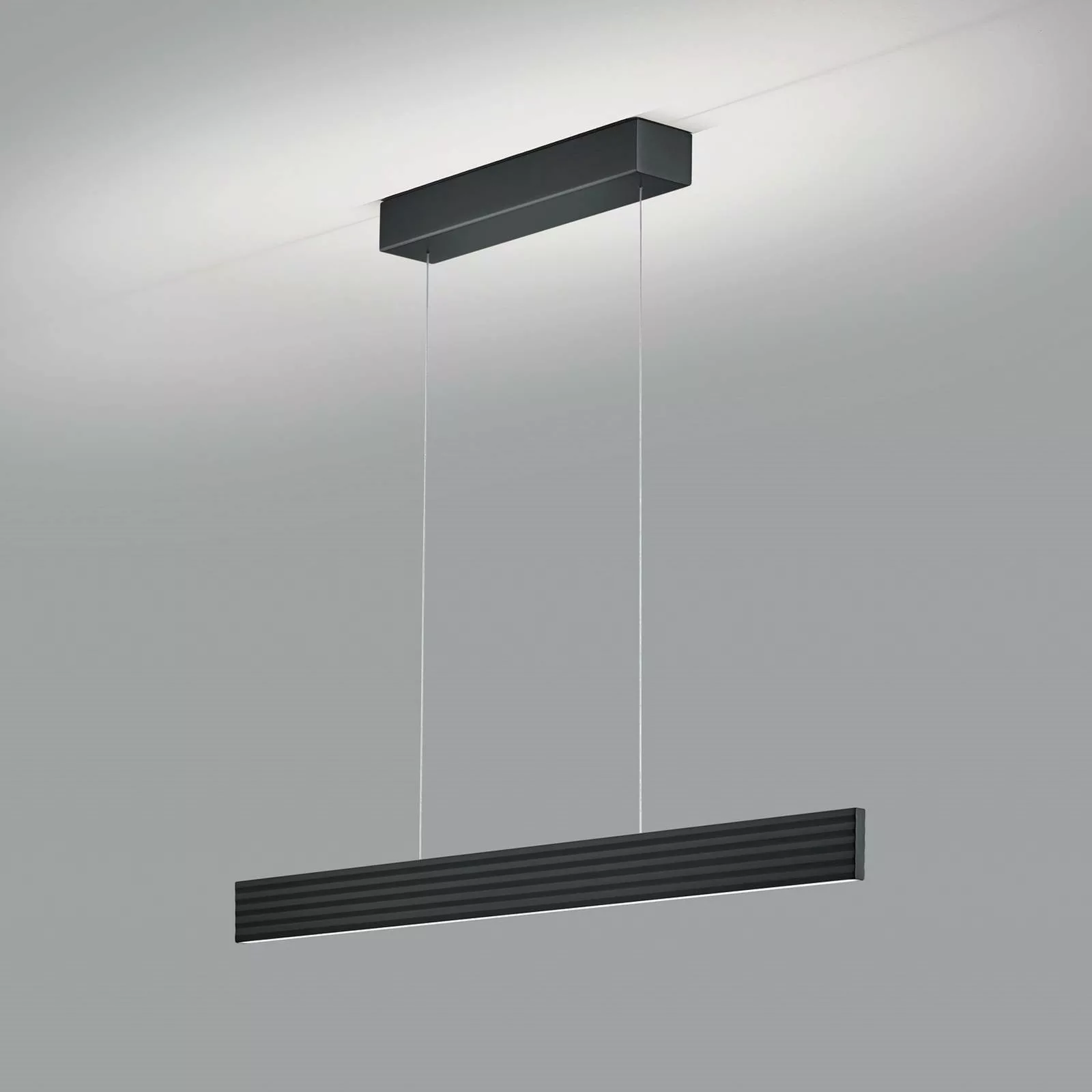 LED-Hängeleuchte Fara, up/down, Länge 92cm schwarz günstig online kaufen