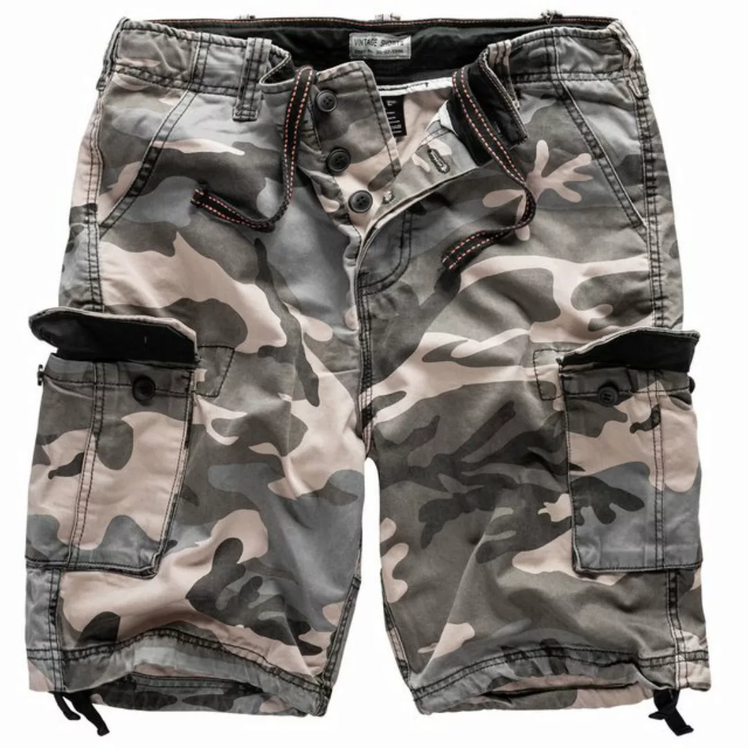 Trooper Cargoshorts Vintage Bermuda Baumwolle Sommer Shorts Kurze Hose Army günstig online kaufen