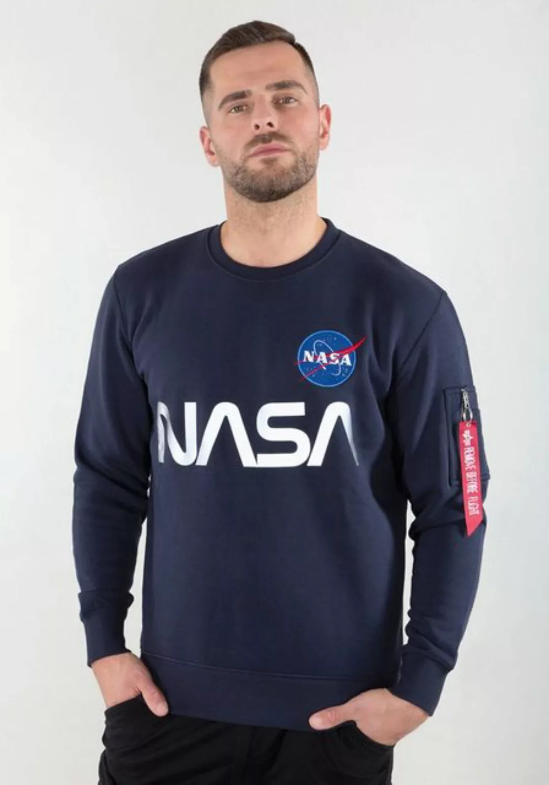 Alpha Industries Sweater Alpha Industries Men - Sweatshirts NASA Reflective günstig online kaufen