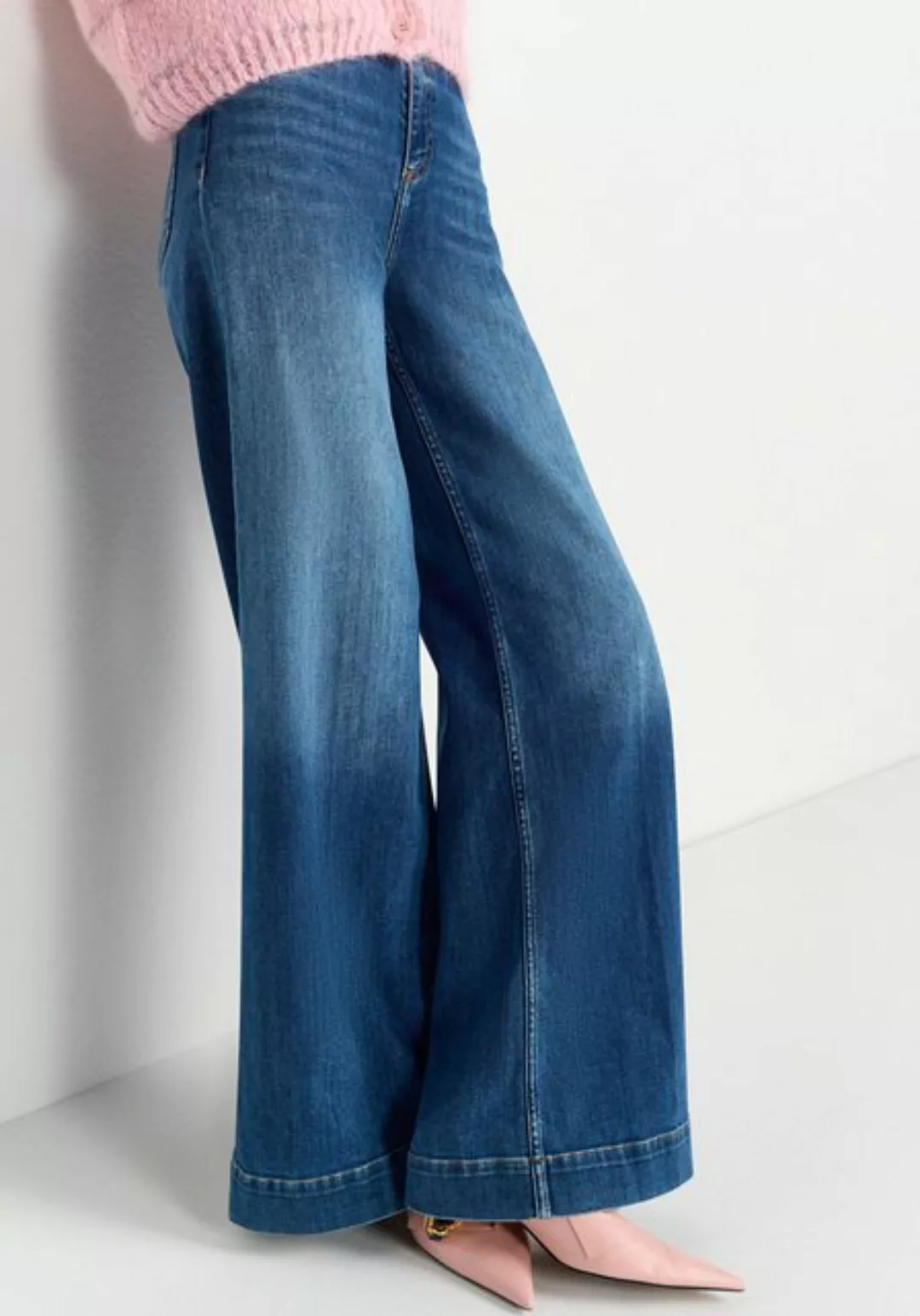 Rich & Royal Weite Jeans NOS MR SC F Blue günstig online kaufen