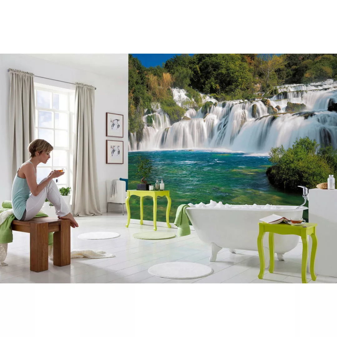 Komar Fototapete Krka Falls 368 x 254 cm günstig online kaufen