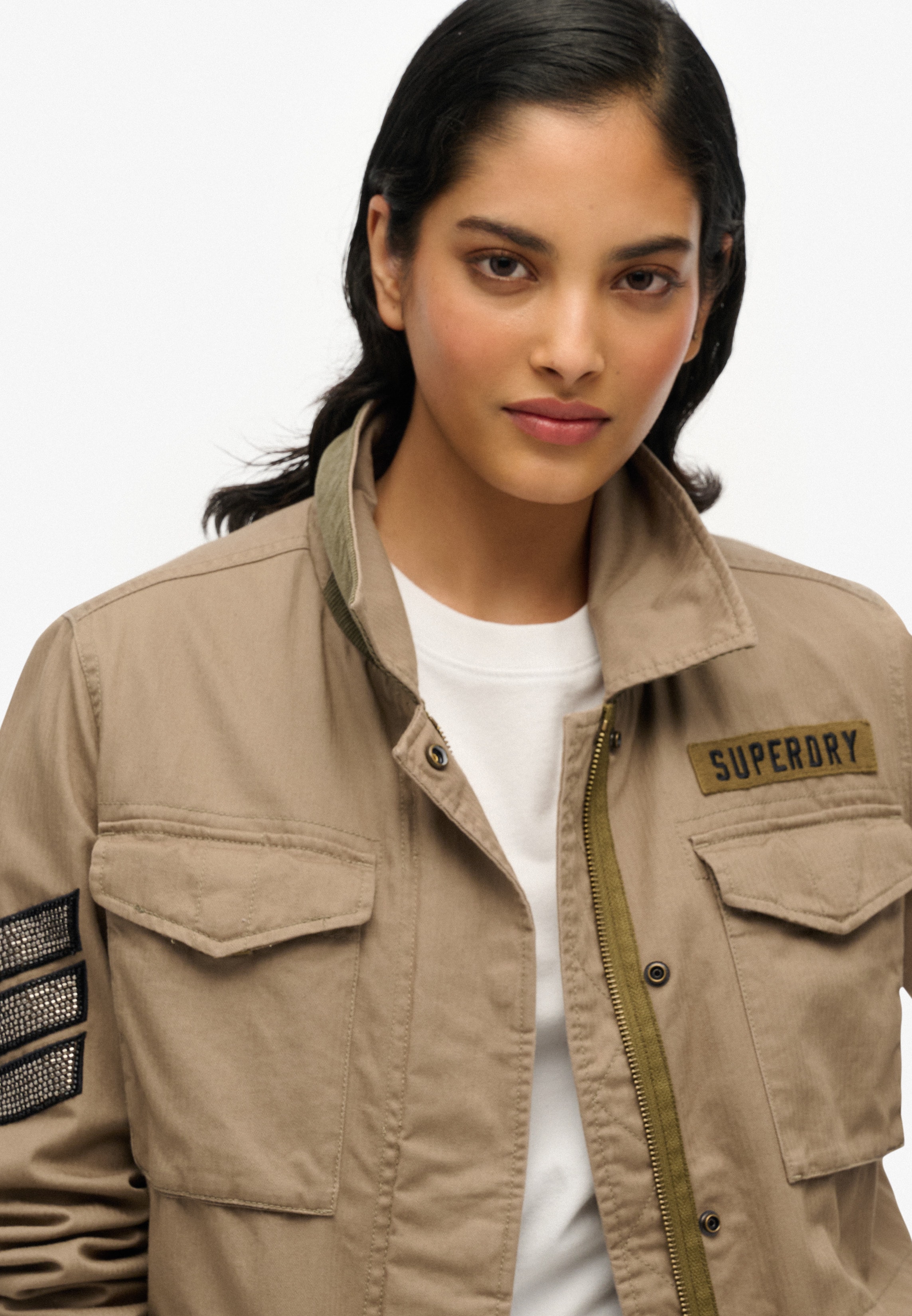 Superdry Parka "EMBELLISHED M65 MILITARY JKT" günstig online kaufen