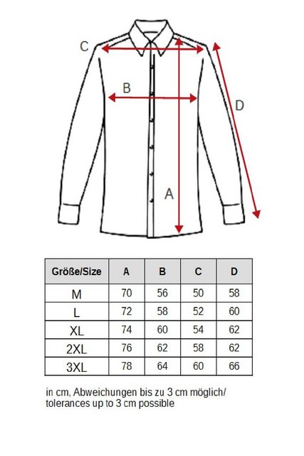 Egomaxx Langarmhemd Fleece Hemd Holzfäller Kariert Arbeiterjacke (1-tlg) 25 günstig online kaufen