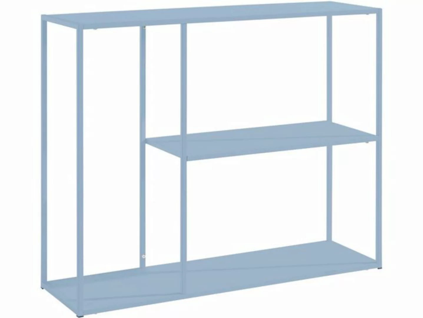 freiraum Bücherregal Vilde, in Blau, Metall - 100x80x30cm (BxHxT) günstig online kaufen