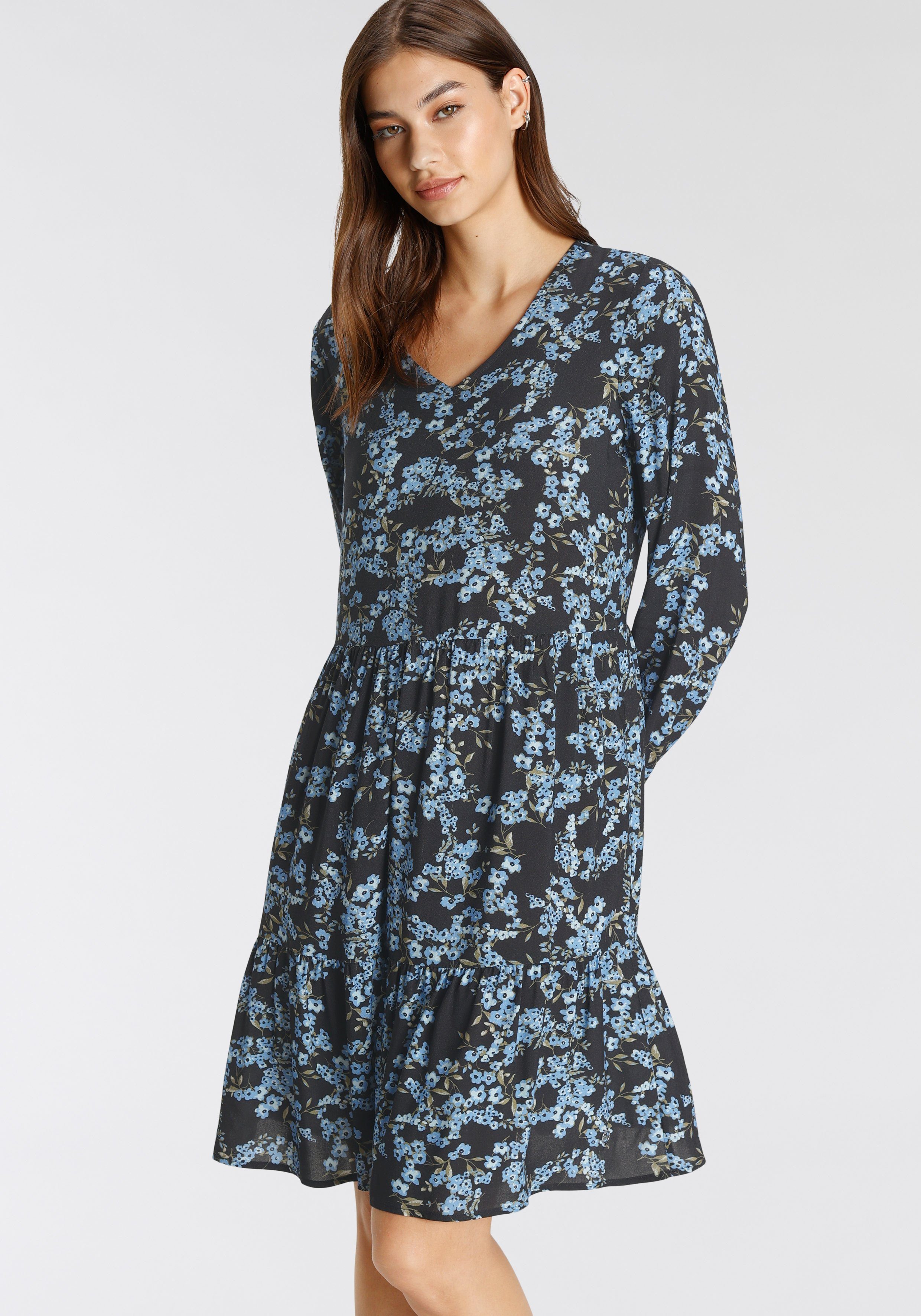 Tamaris Blusenkleid mit Volants günstig online kaufen