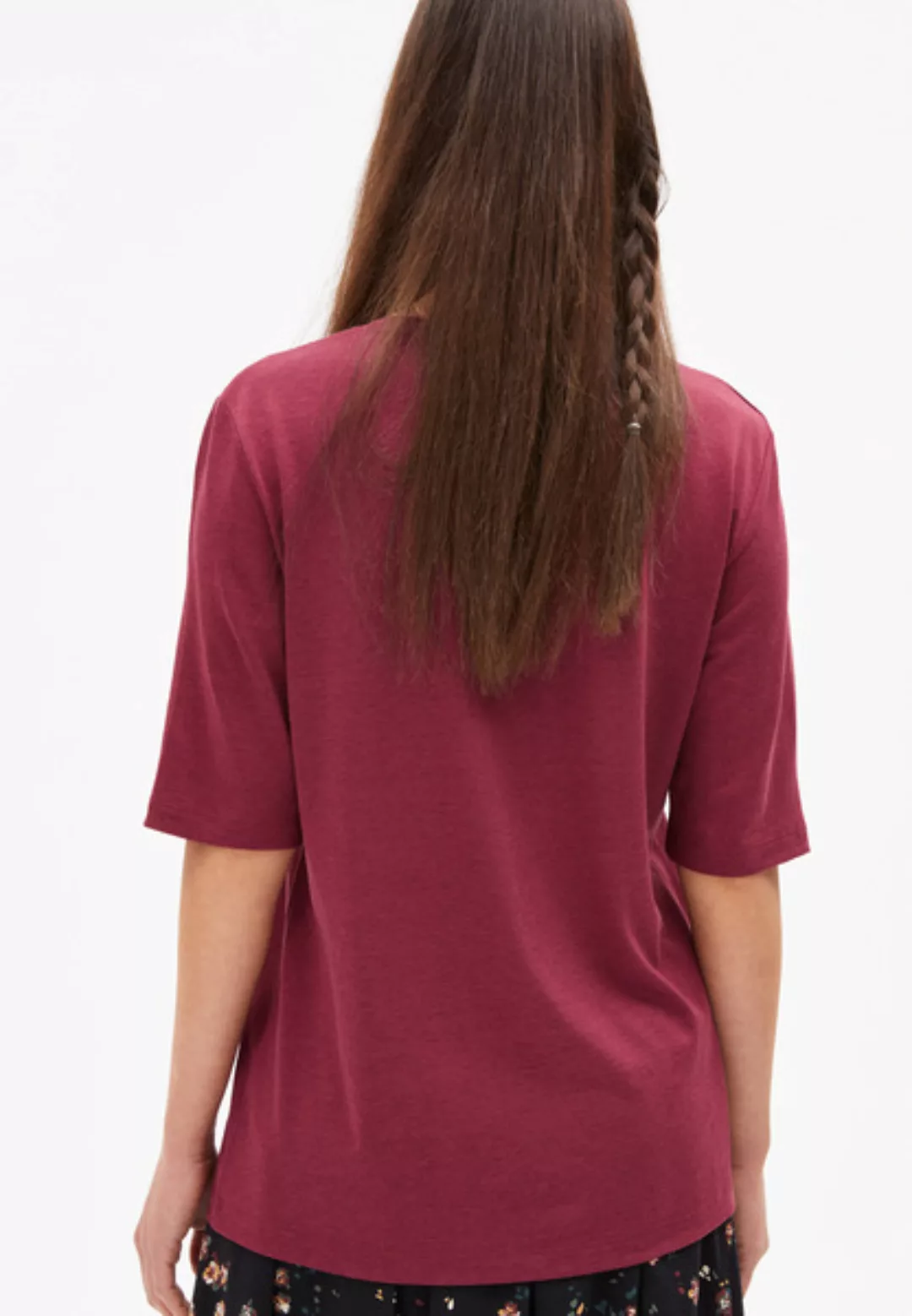 Jilaraa - Damen T-shirt Aus Tencel Lyocell Mix günstig online kaufen