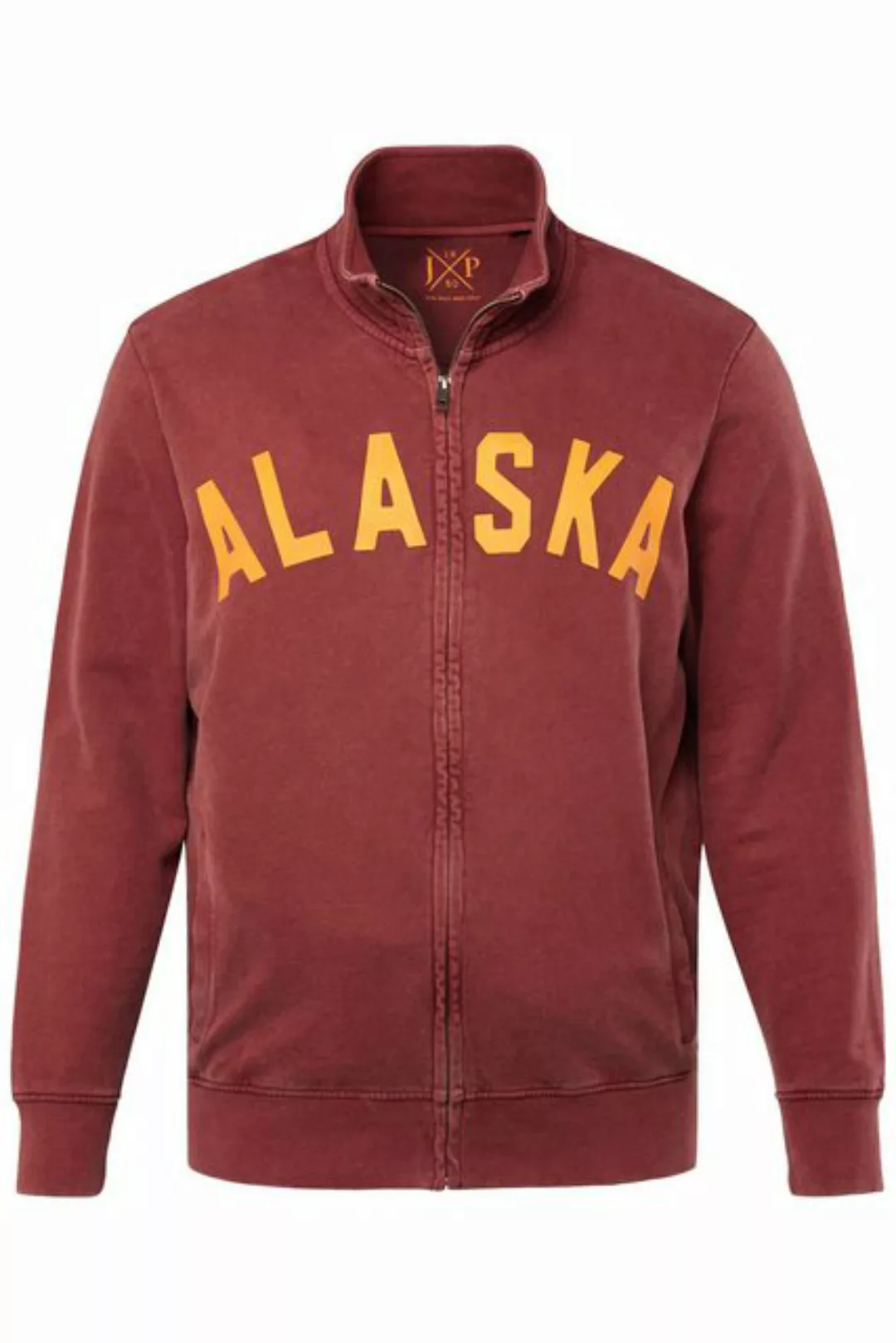 JP1880 Fleecejacke JP 1880 Sweatjacke Stehkragen Vintage Look Print günstig online kaufen