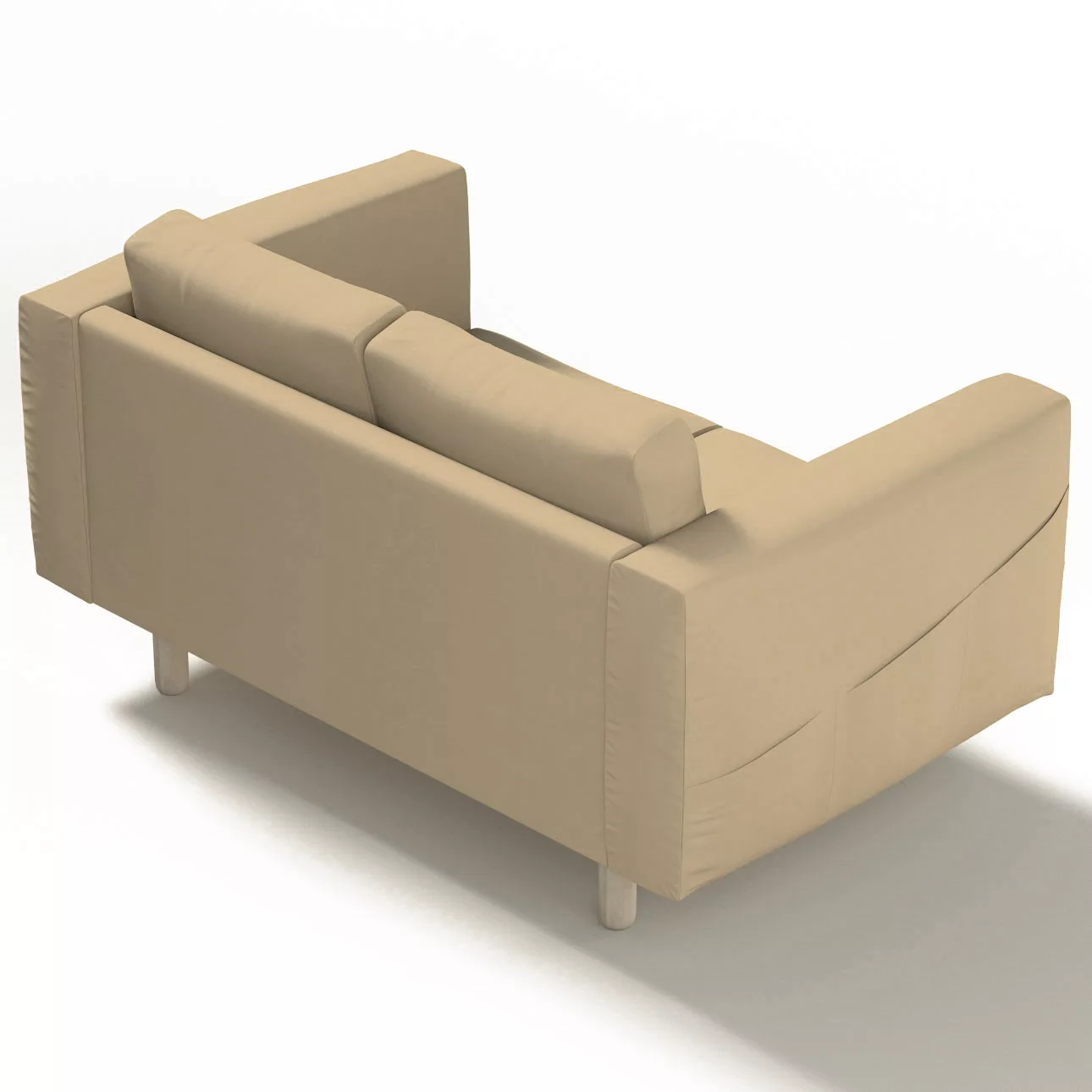 Bezug für Norsborg 2-Sitzer Sofa, caffe latte, Norsborg 2-Sitzer Sofabezug, günstig online kaufen