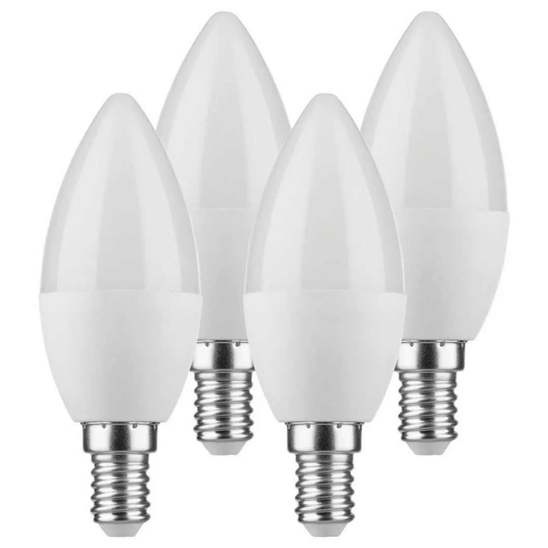 LED-Kerzenlampe E14 5,5W 2.700K Set 3+1 470lm matt günstig online kaufen