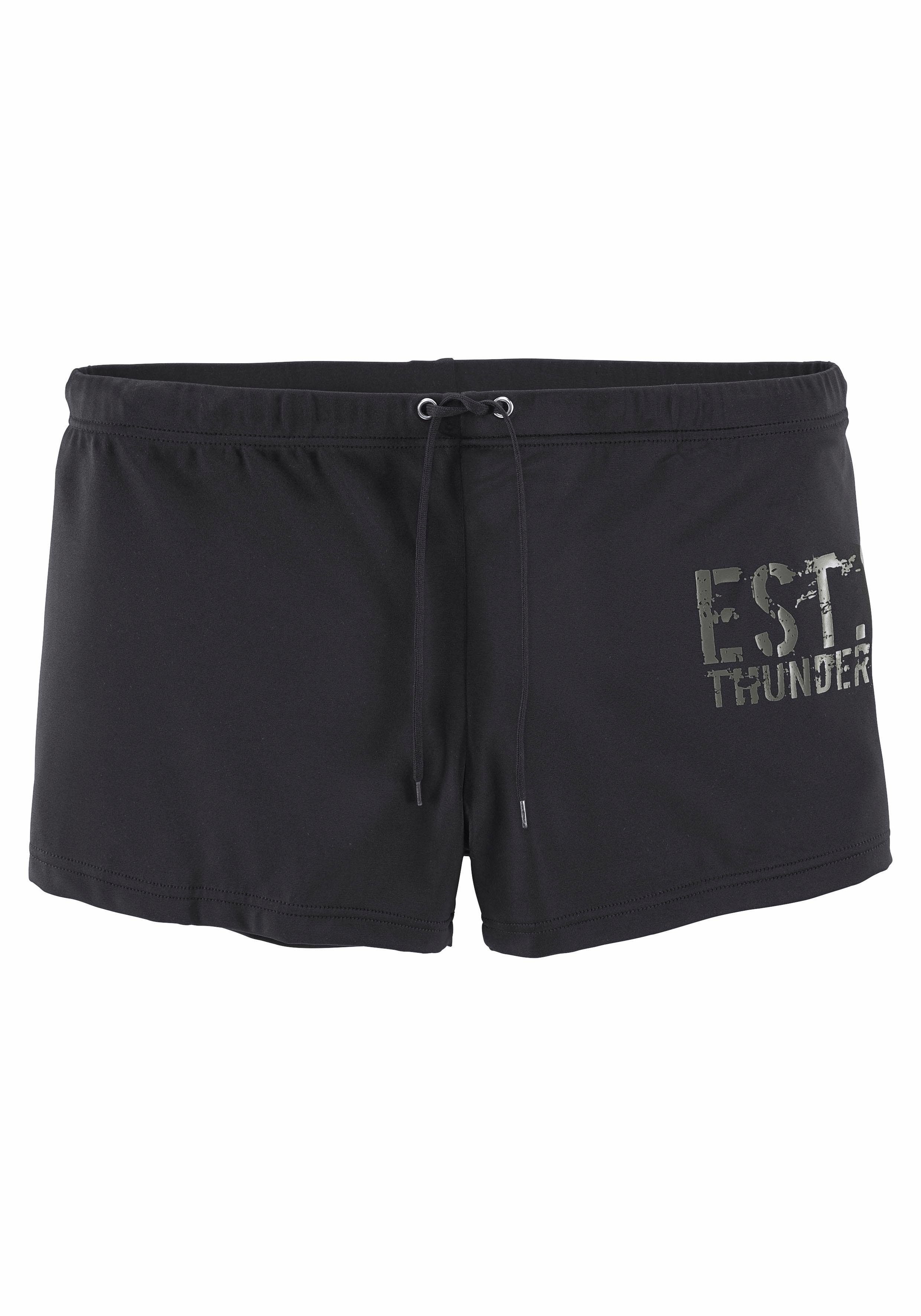 Bruno Banani Boxer-Badehose mit seitlichem Print günstig online kaufen