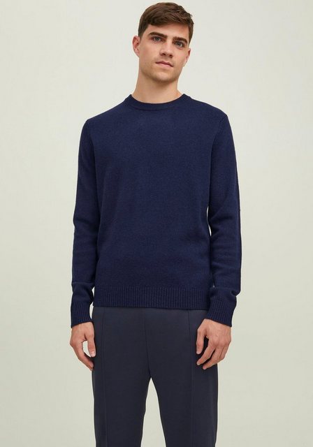 Jack & Jones Rundhalspullover JPRCCLAMBSWOOL KNIT CREW NECK LN günstig online kaufen