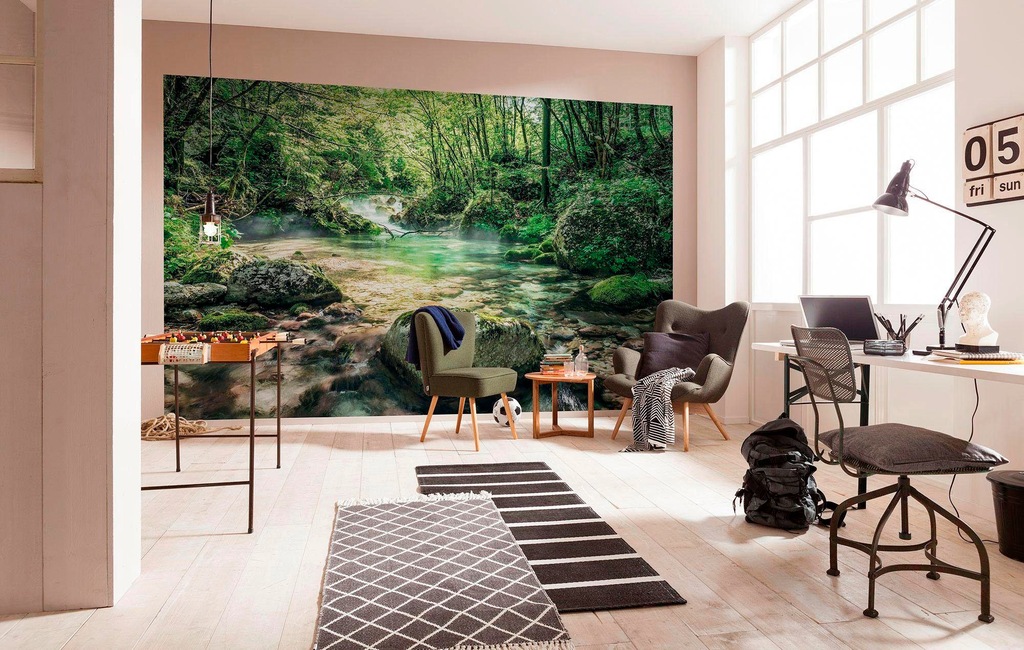 Komar Vliestapete »Digitaldruck Vlies - Tranquil Pool - Größe 400 x 250 cm« günstig online kaufen