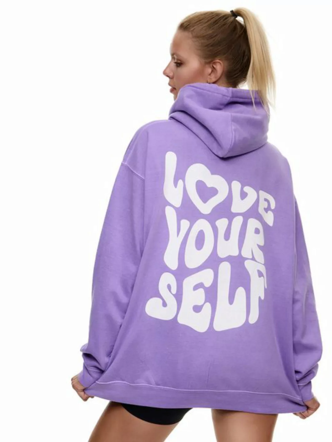 Worldclassca Hoodie Worldclassca Oversized LOVE SELF Hoodie Kapuzenpullover günstig online kaufen