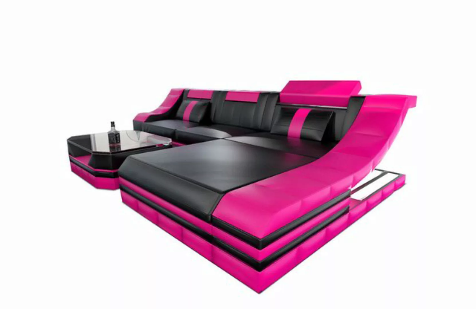 Sofa Dreams Ecksofa Ledersofa Turino Mini L Form, Designersofa günstig online kaufen