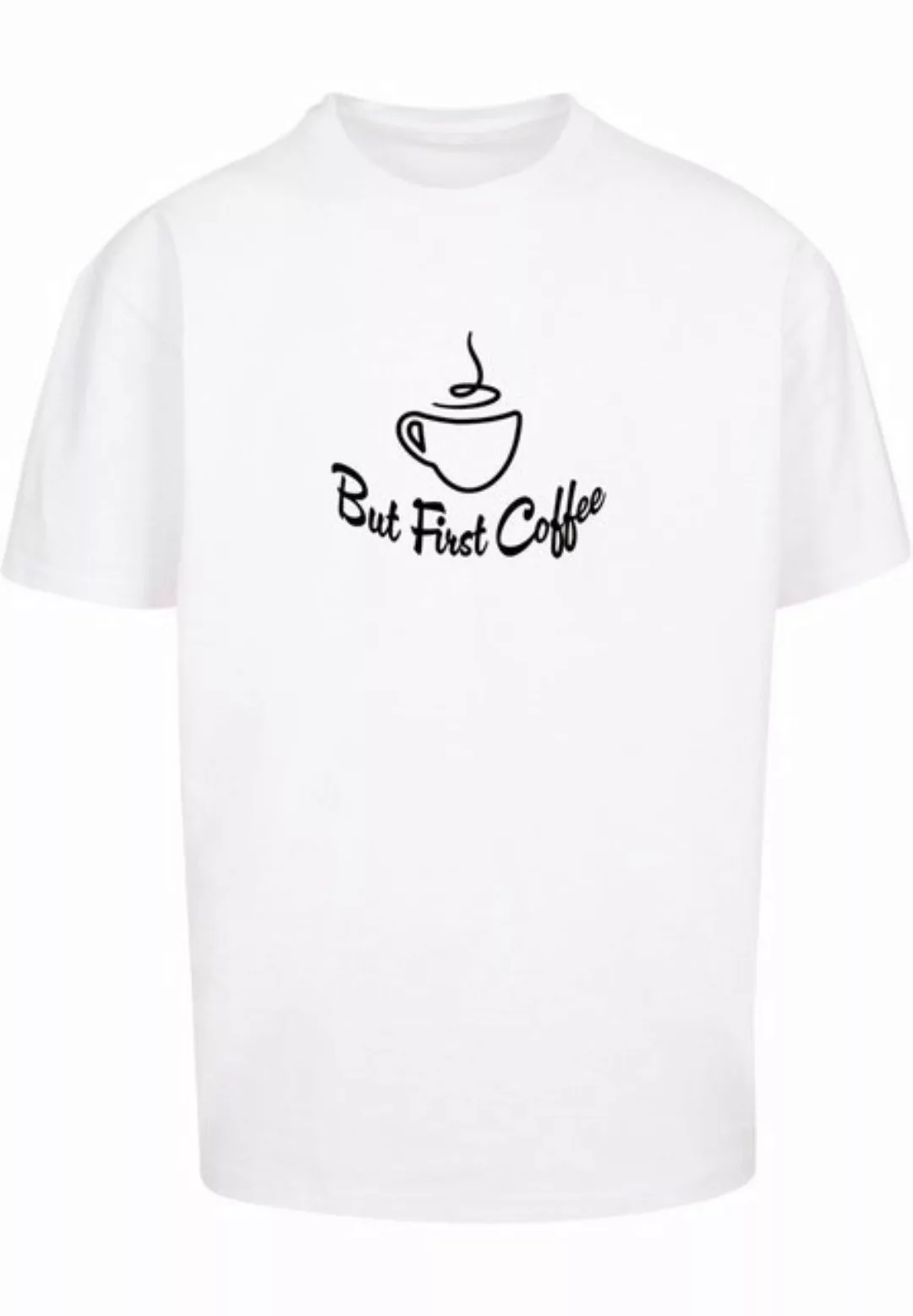 Merchcode T-Shirt Merchcode Herren But First Coffee Heavy Oversized Tee (1- günstig online kaufen