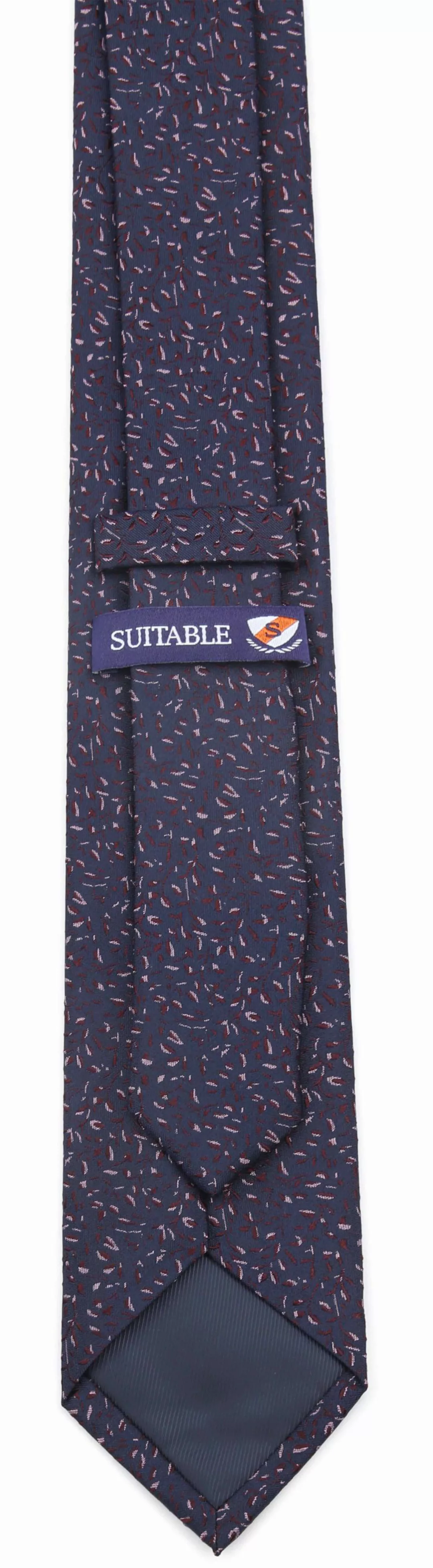 Suitable Krawatte Seide Blätter Navy - günstig online kaufen