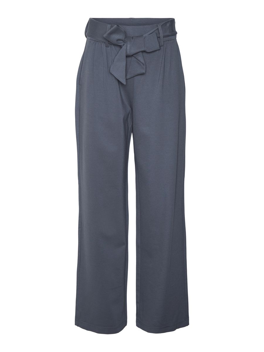 VERO MODA Mit Breitem Bindegürtel Verzierte Hose Damen Blau günstig online kaufen