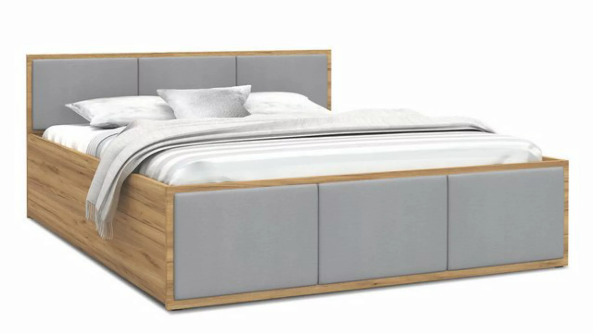 FDM Polsterbett mit Lattenrost Doppelbett 120x200, 140x200, 160x200, 180x20 günstig online kaufen