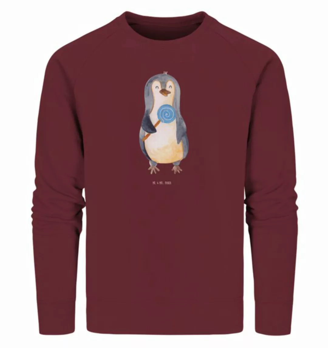 Mr. & Mrs. Panda Longpullover Größe L Pinguin Lolli - Burgundy - Geschenk, günstig online kaufen