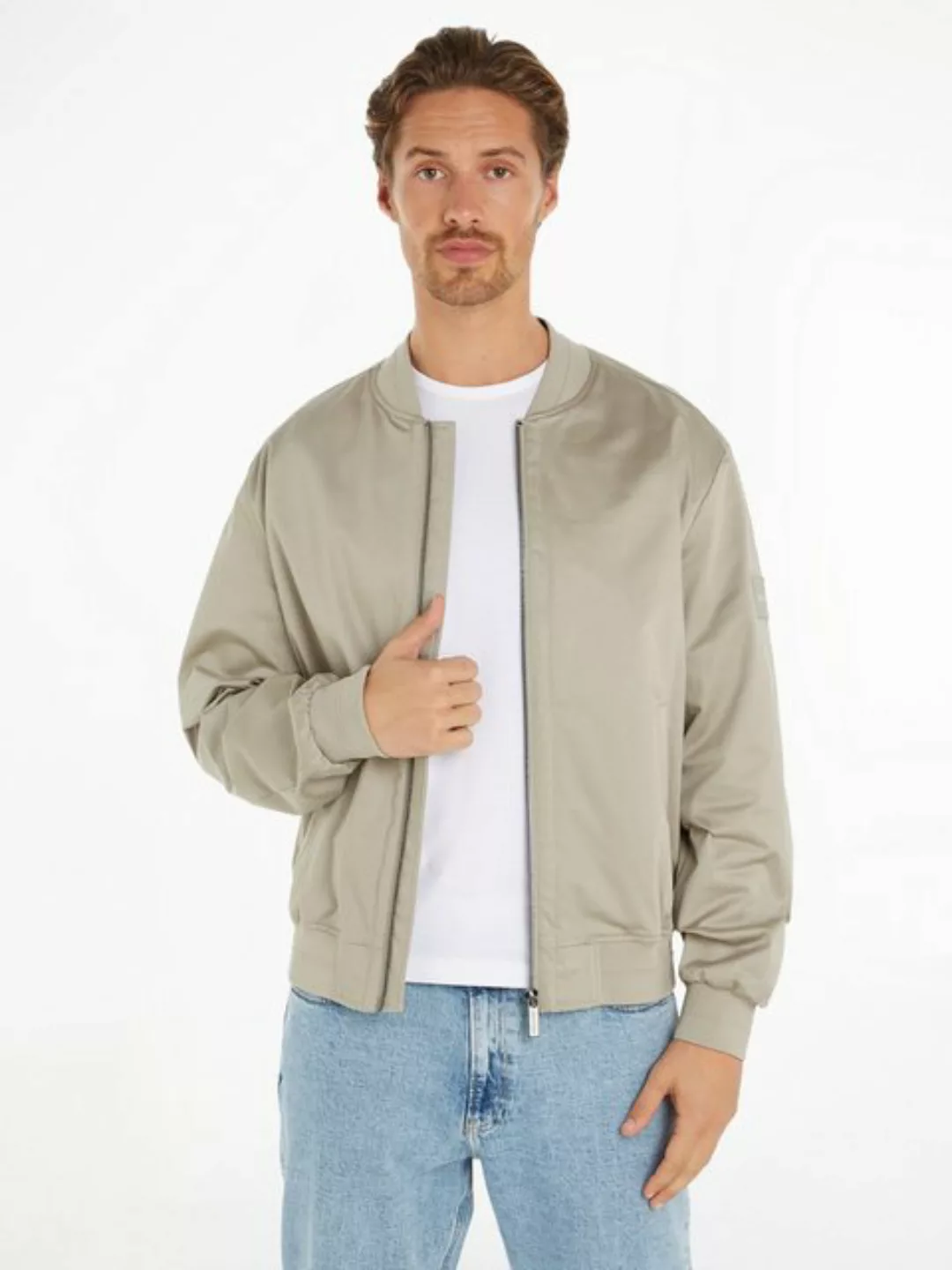 Calvin Klein Collegejacke SATEEN STRETCH HERO BOMBER günstig online kaufen