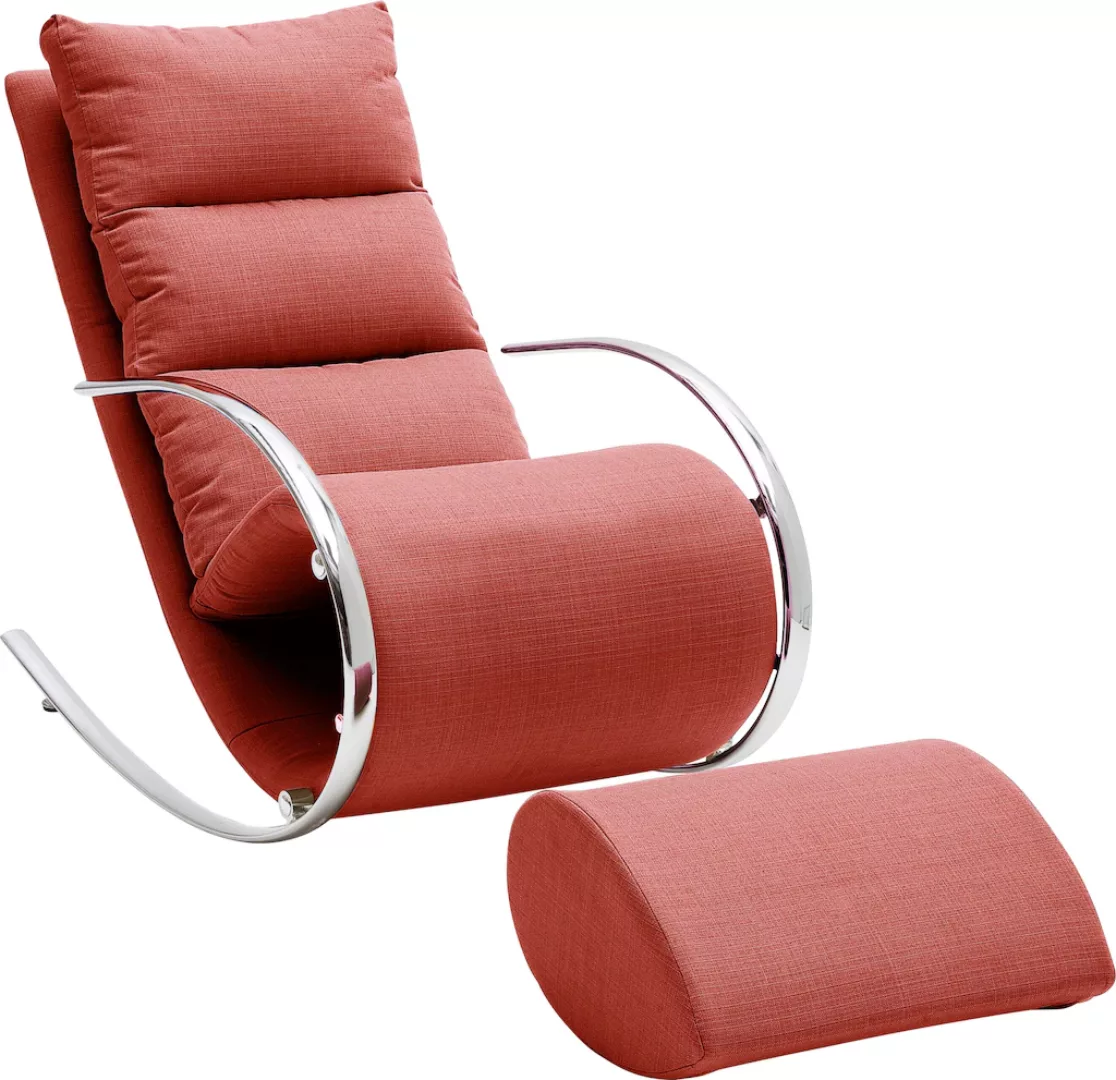 MCA furniture Relaxsessel »York«, Relaxsessel mit Hocker, belastbar bis 100 günstig online kaufen