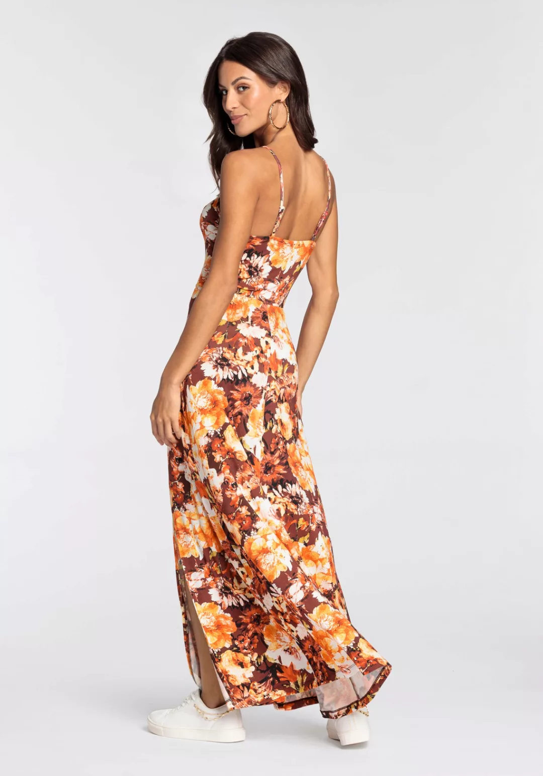 Melrose Maxikleid, in elegantem Allover-Print günstig online kaufen