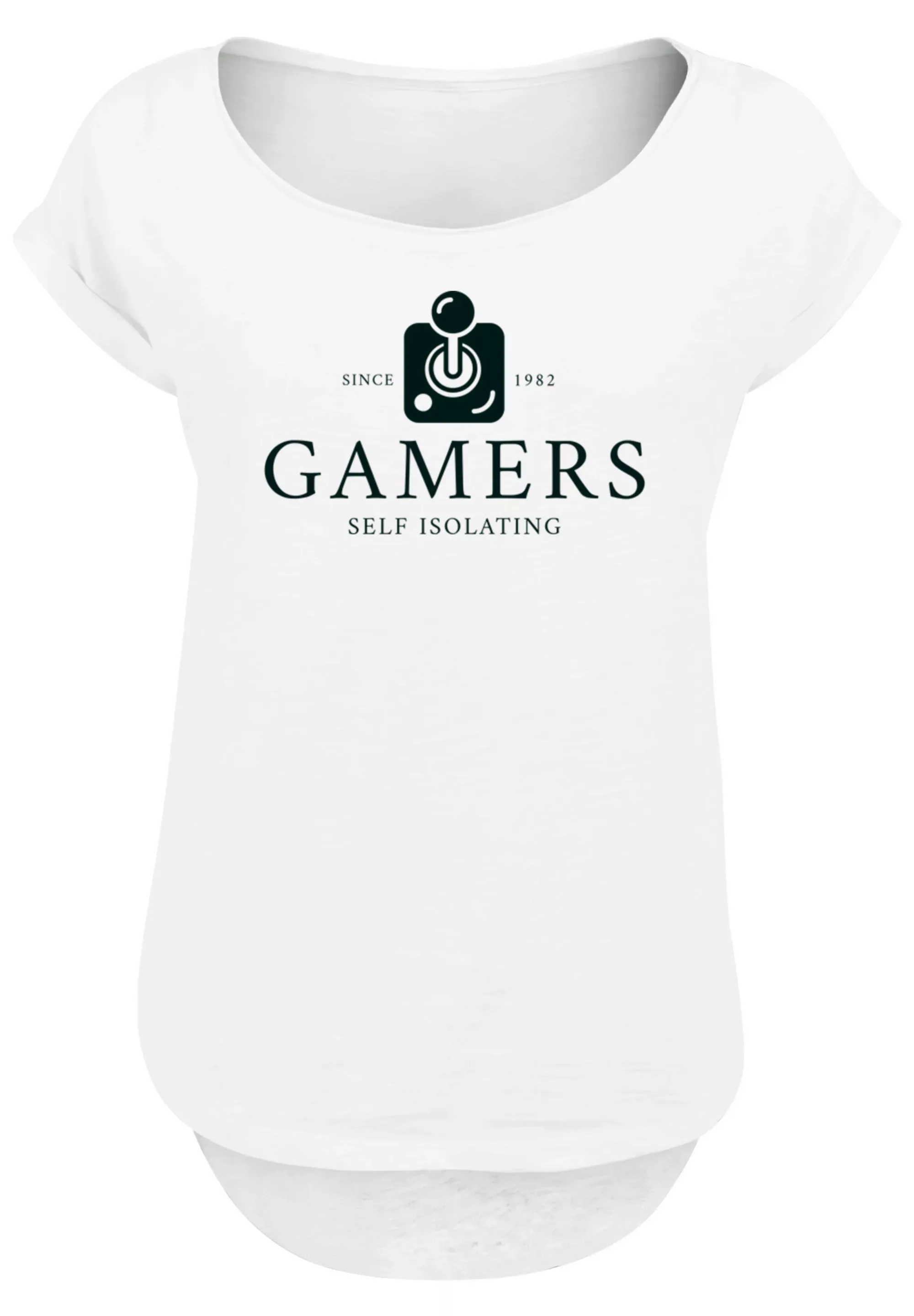 F4NT4STIC T-Shirt "Retro Gaming Gamers Self Isolating", Print günstig online kaufen