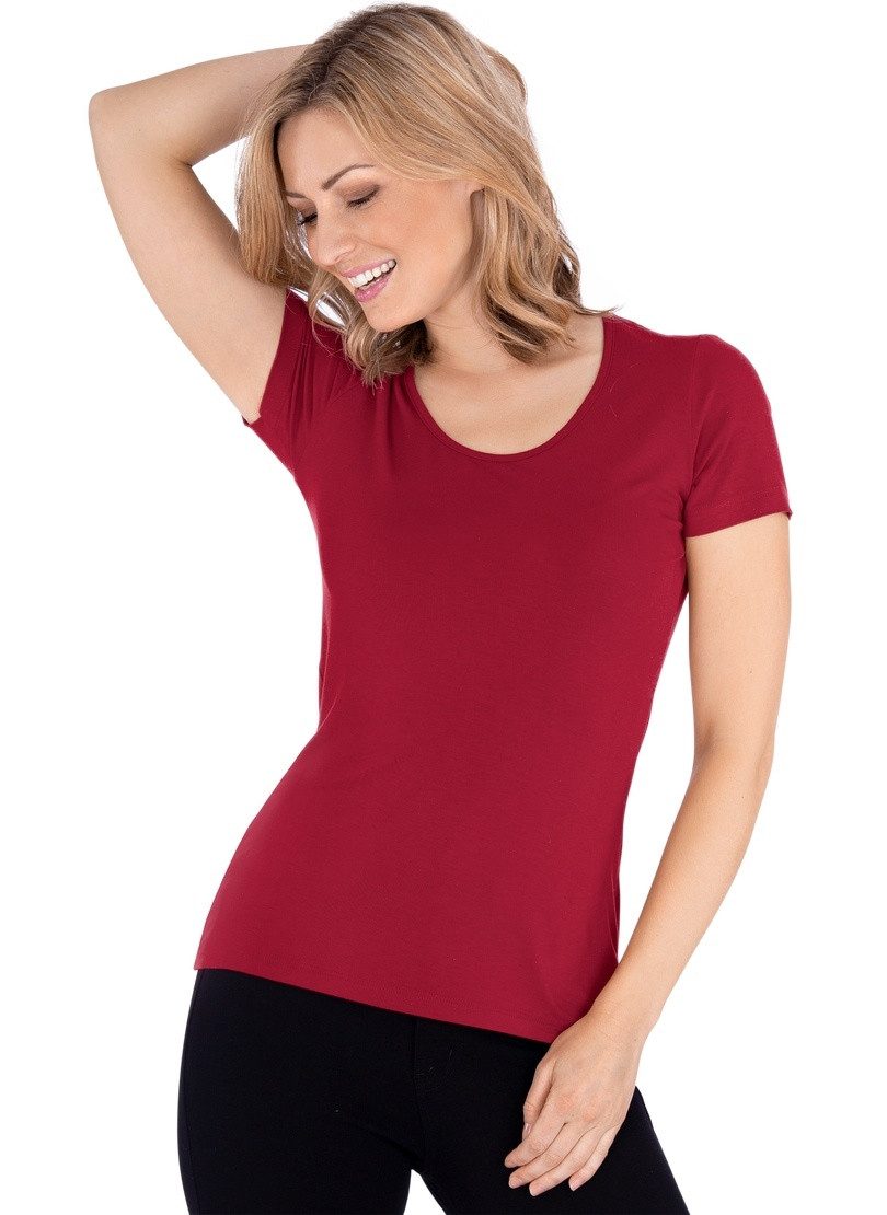 Trigema T-Shirt "TRIGEMA Rundhalsshirt aus Viskose", (1 tlg.) günstig online kaufen