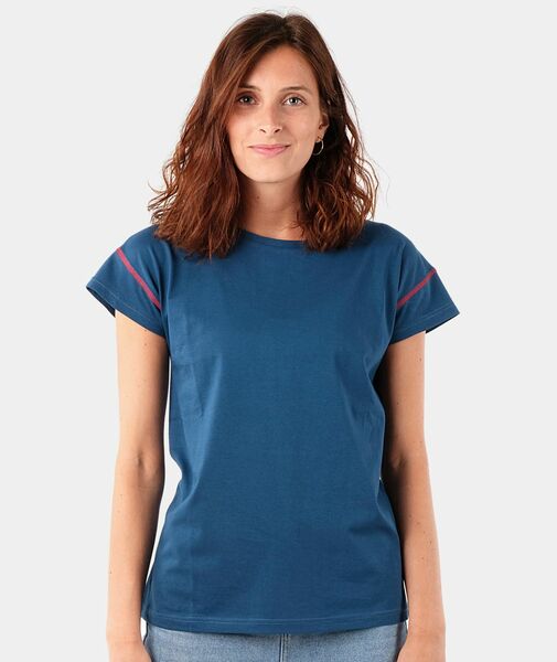 Damen Overcut Shoulders T-shirt Aus Reiner Bio-baumwolle günstig online kaufen