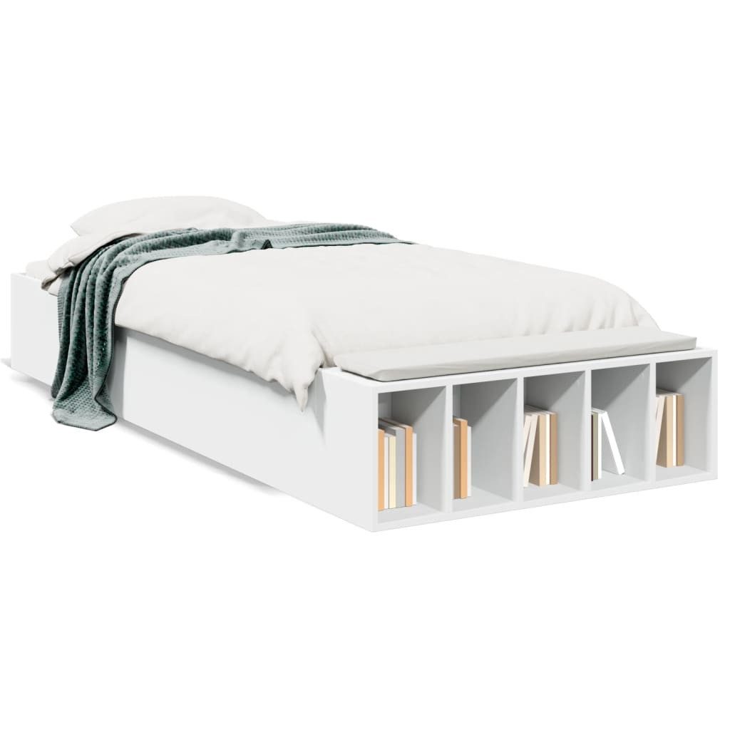 vidaXL Bett, Bettgestell Weiß 100x200 cm günstig online kaufen