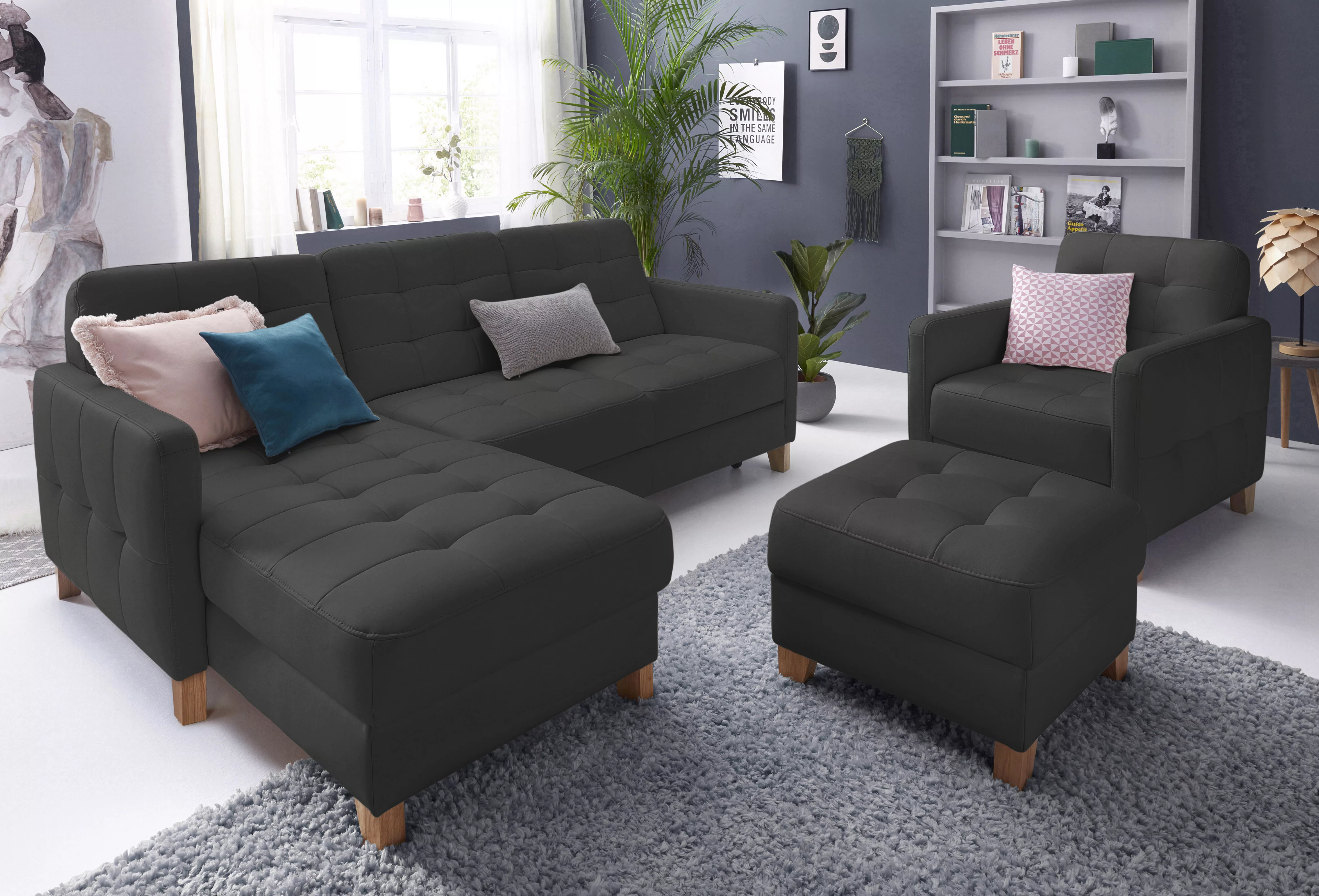 exxpo - sofa fashion Ecksofa »Croma, hochwertige Detailverarbeitung, mit Ko günstig online kaufen